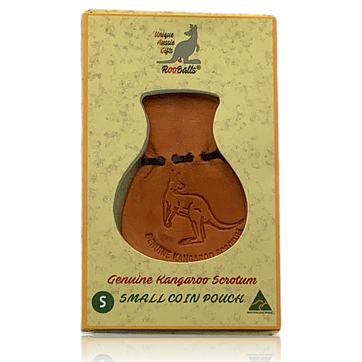 Aussie Kangaroo Scrotum Coin Pouch - Small