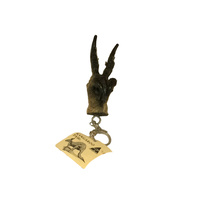 Kangaroo Paw Peace Salute Key Chain