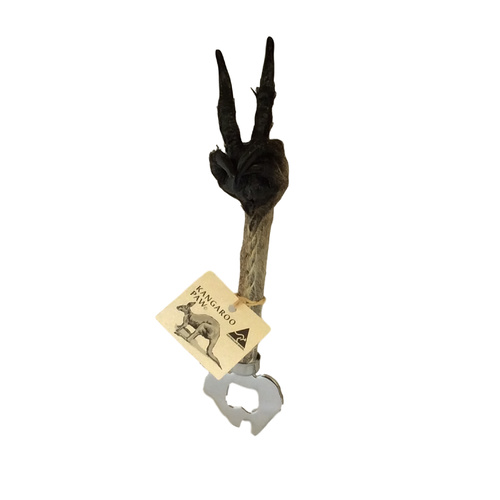 Kangaroo Paw Peace Salute Bottle Opener