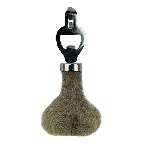 Australian Grey Kangaroo Scrotum Bottle Opener 