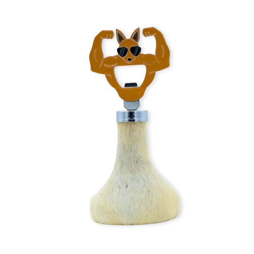 Australian Kangaroo Scrotum Bottle Opener – Muscle Kangaroo (Deluxe)